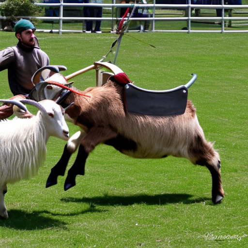 Goat jousting