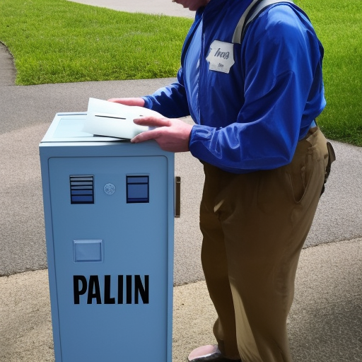 Paladin delivering mail