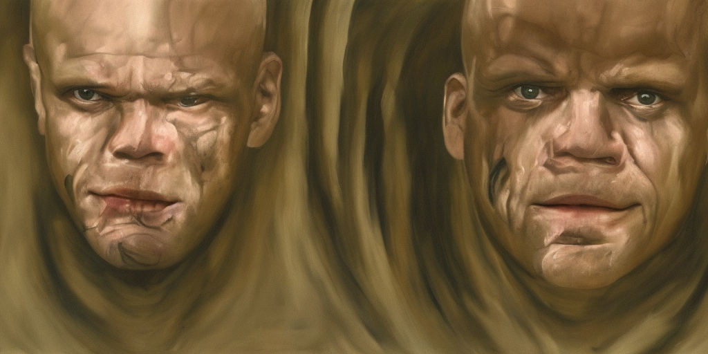a oil painting In the case of Malkovich, this means that he has to crawl through the same slimy corridor (birth canal) as everyone else who wants to get into his head, until he is sucked in and finds himself behind John Malkovich's forehead. Now the obvious assumption could be made that Malkovich has simply landed where he belongs and as a result simply nothing happens. Instead, he finds himself in a restaurant. A restaurant full of Malkovich again. A place that is so crammed with Malkovich that every description seems unreasonably ridiculous and I would like to limit myself here to the insurance: it is a lot of Malkovich what Malkovich experiences there. 