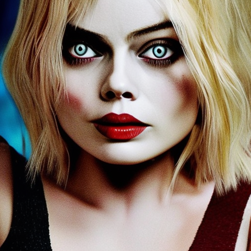 Margot Robbie as The Bride of Chucky