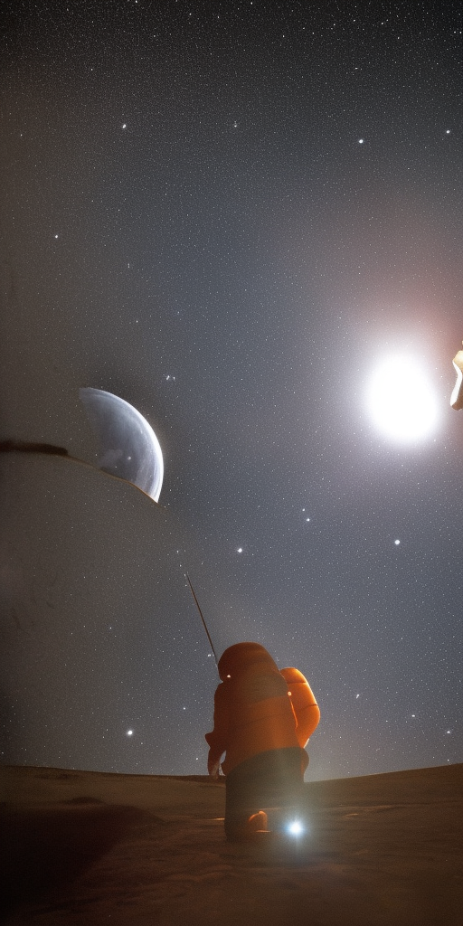 Orion Gazes at Moon Before Return to Earth