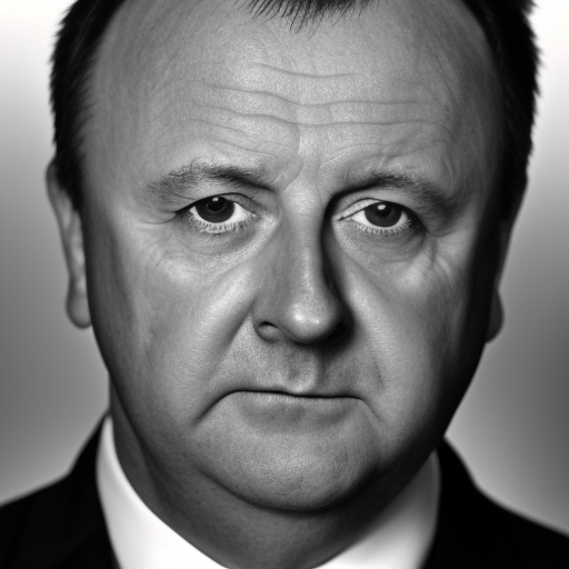 hyperdetailed closeup portrait black and white photograph of anthony albanese