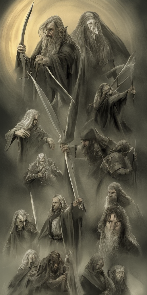 a artstation of The Lord of the Rings
