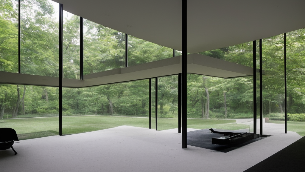 house designed by ludwig mies van der rohe
