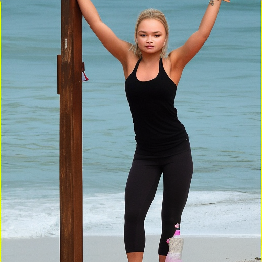 Natalie Alyn Lind, yoga workout, stretched cross twine like Jean Claude Van Damme, 18+