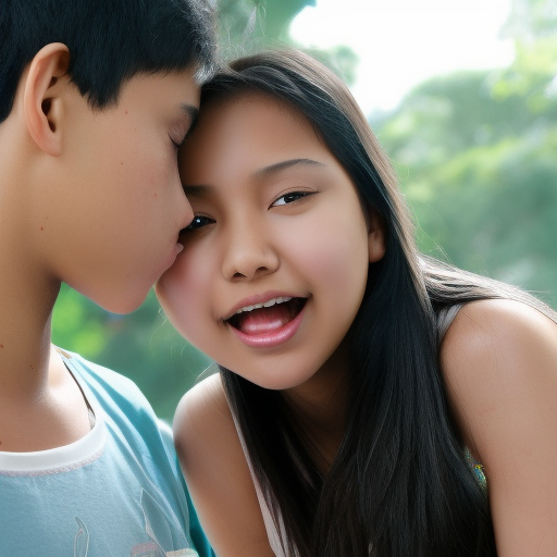 two teenage actress melayu girl kissing 