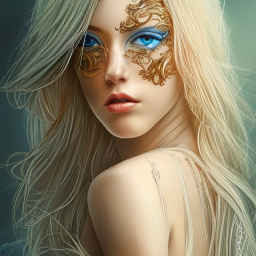Artgerm, WLOP, Greg Rutkowski; Beautiful dutch goddess, detailed full body, long waiving blonde Hair, Intricately Designed beautiful face, hot Make-up, Intricately Designed gold and blue outfit, fashion, Photograph Taken on Nikon D750, Intricate, Elegant, Digital Illustration, Scenic, Hyper-Realistic, Hyper-Detailed