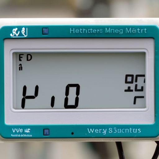 Electricity meter with high consumption 