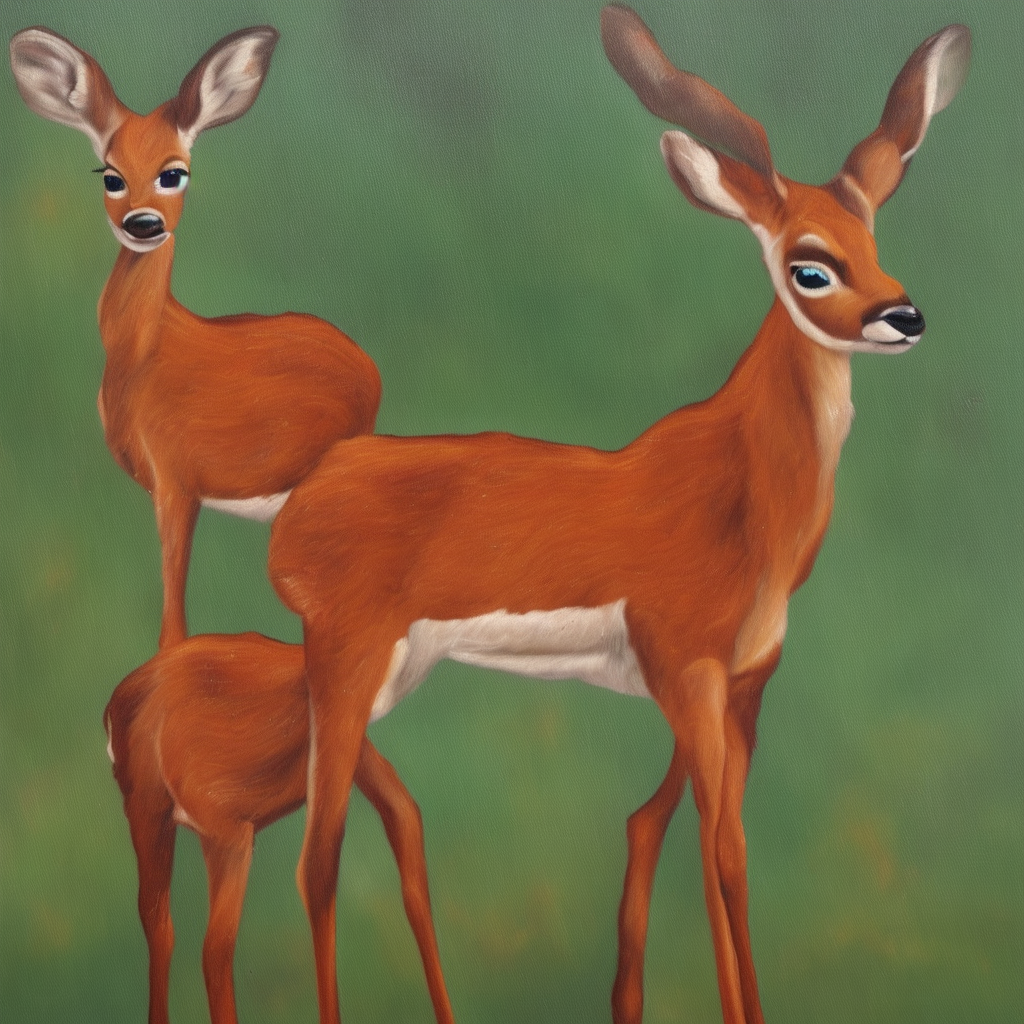 a oil painting of Bambi Goreng #1 (2008-2012)
