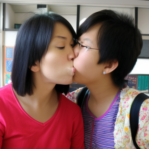 two teachers malaysia woman kissing 
