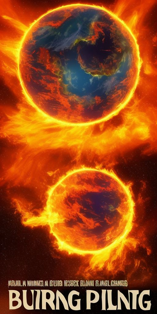 burning planet