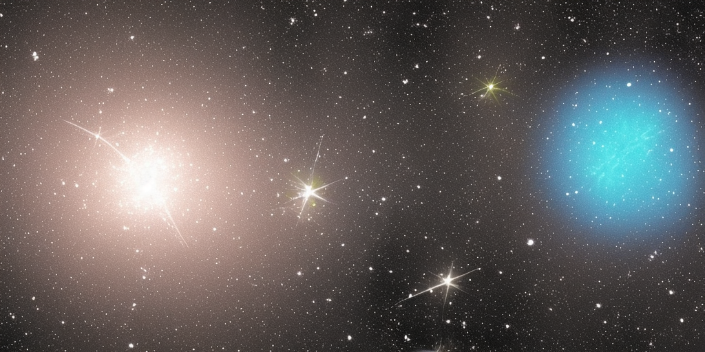 a 3d rendering of Pleiades and Stardust 