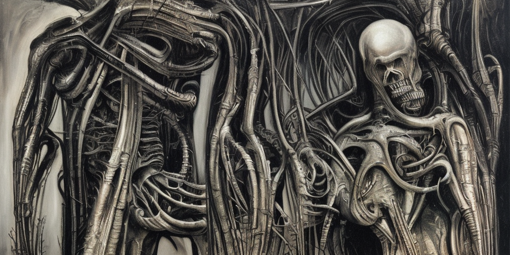 a h.r. Giger In Daylight on the Night Side
