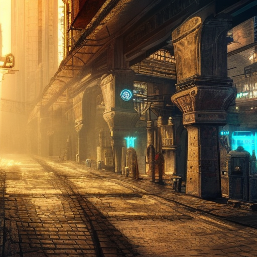 underground ancient medieval city in cyberpunk style, fantastical epic, hyperrealistic, highly detailed, 4 k hd