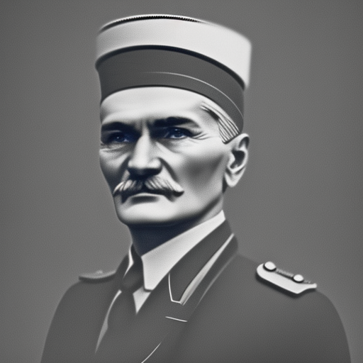 https://i.postimg.cc/Z5y8kmcT/blue-removebg-preview.png in the style of young Mustafa Kemal Atatürk without mustache, ultra-realistic portrait cinematic lighting 80mm lens, 8k, photography bokeh

