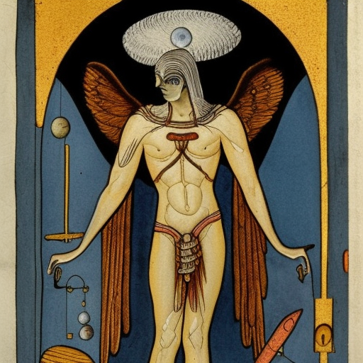 greek god of death Thanatos with dark wings, wearing ancient greek glothing, galaxy with solar system
