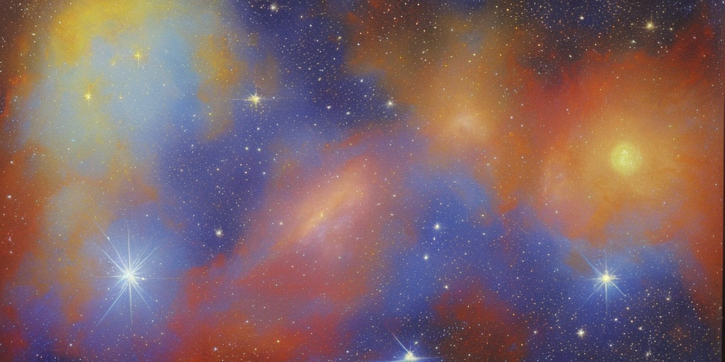 a painting of Pleiades and Stardust 