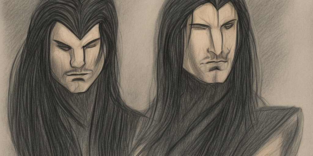 a drawing of Melkor