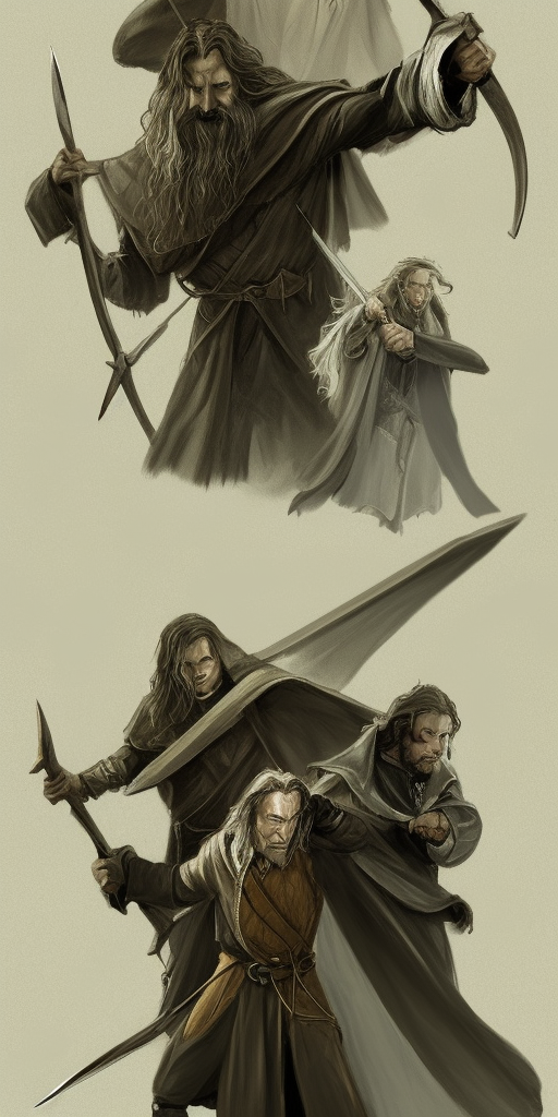 a artstation of The Lord of the Rings
