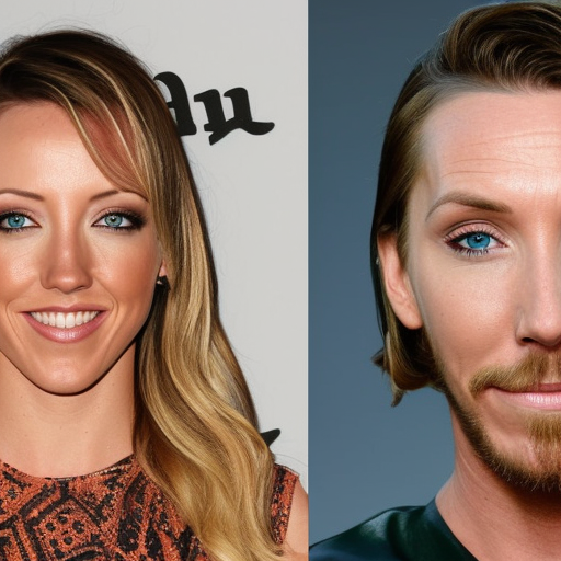 Auburn Katie Cassidy mixed with Troy Baker