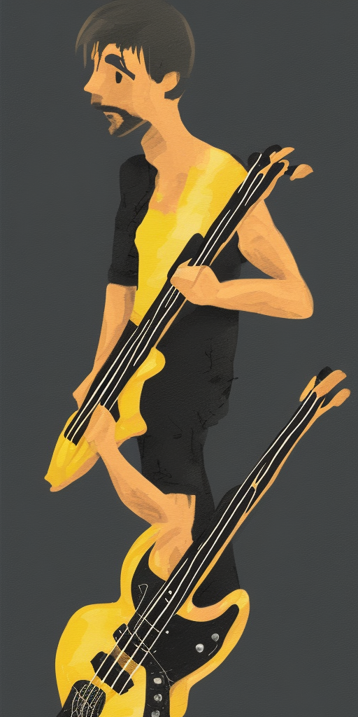 a artstation of The bassist