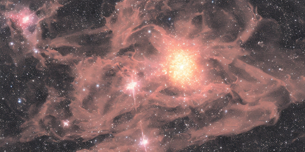 a artstation of Orion in Gas, Dust, and Stars
