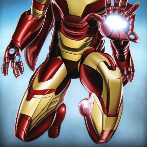 tony stark in iron man suit