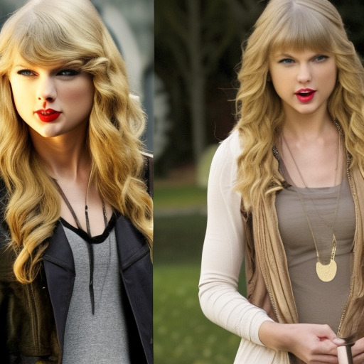 Taylor Swift as Caroline Forbes in The Vampire Diaries