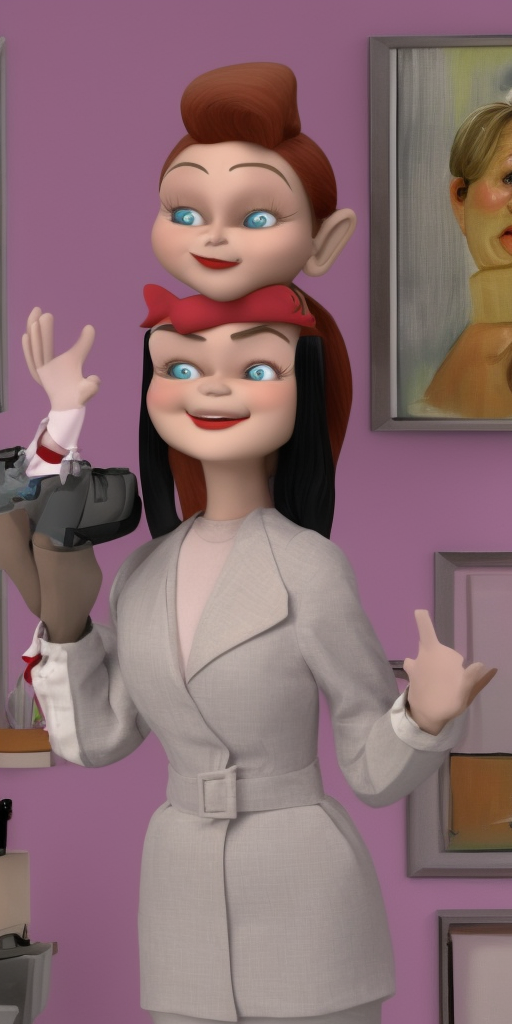 a 3d rendering of A few key facts about: the nanny