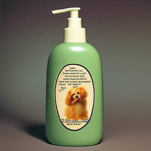 vintage pet shampoo packaging