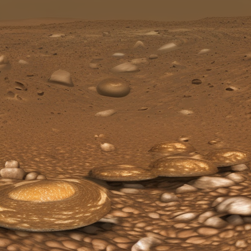 Loads of bread in the background on mars