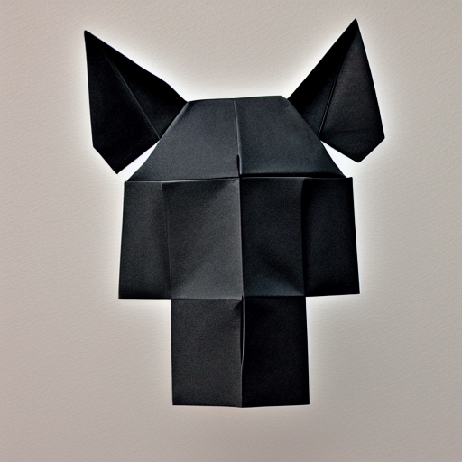 origami pig head