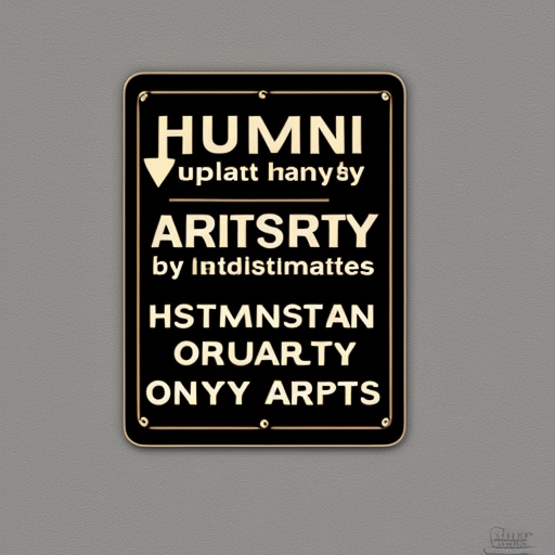 "Human artists only," "Human artists only," "Human artists only", "Human artists only", text inside a sign or canvas