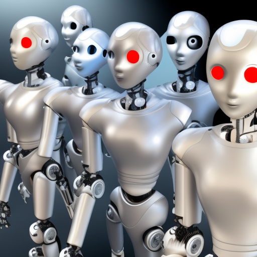 3 robots representing artificial inteligences