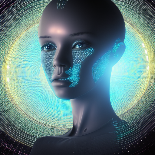 artificial intelligence logo ultra-realistic portrait cinematic lighting 80mm lens, 8k, photography bokeh