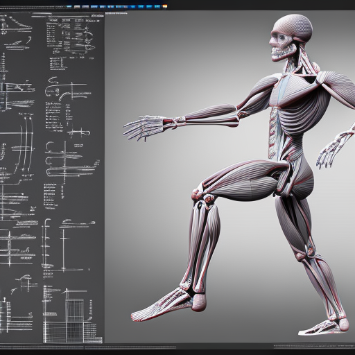 a concept of a detailed and intricate design of a full body of human anatomy, 3 d design, great finesse organic hyper detailed, engineering blueprints, technical drawings, calculus, stained paper, hyperrealistic, ultra detailed, 4 k, octane render, unreal engine