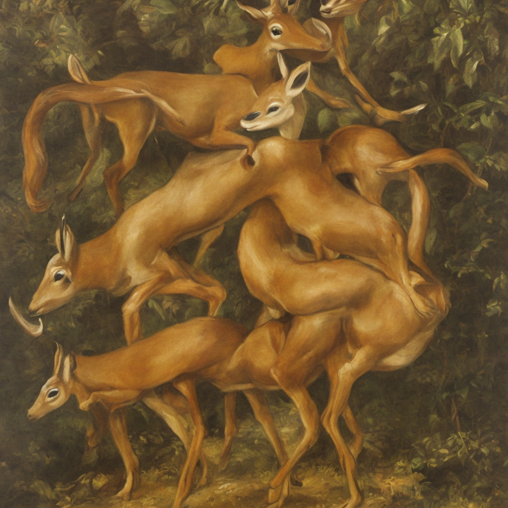 a classicism painting of Bambi Goreng #1 (2008-2012)