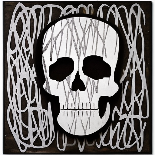  Abstract skull art by Retna