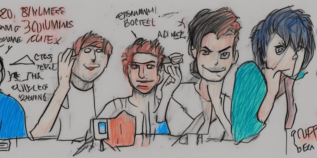 a drawing of How YouTubers RUINED Their Careers...