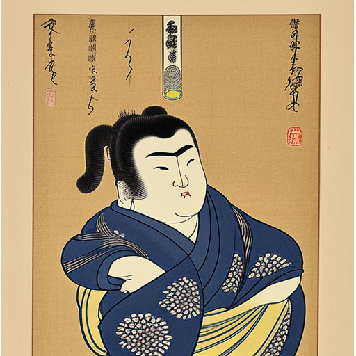 Lord Buddha Ukiyo-e Japanese woodblock