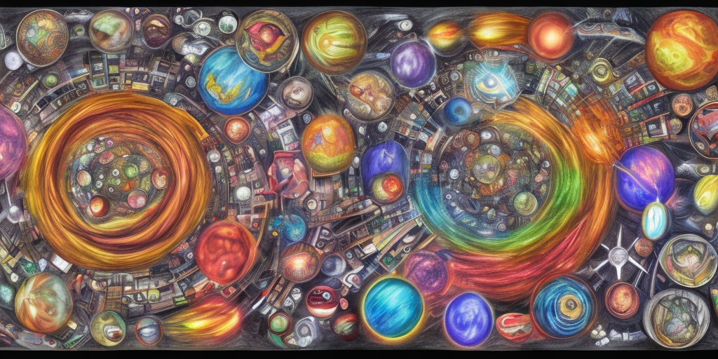 a drawing of the MultiVerse