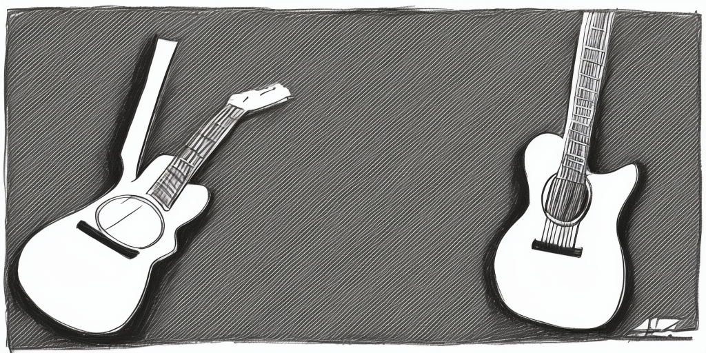 a drawing of a Guitar Transformer