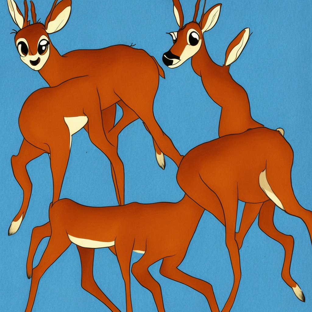a drawing of Bambi Goreng #1 (2008-2012)