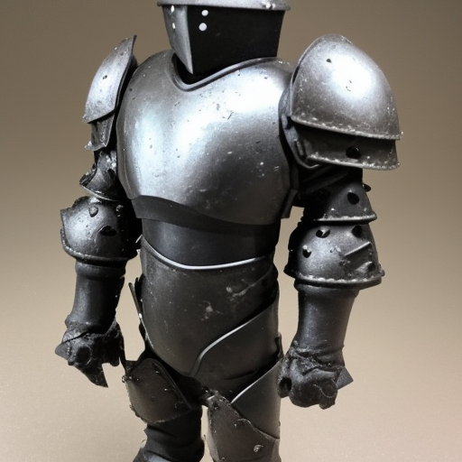 black heavy armor