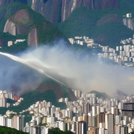 explosion in Rio de Janeiro
