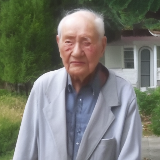 Yuri's grandfather died two weeks ago.