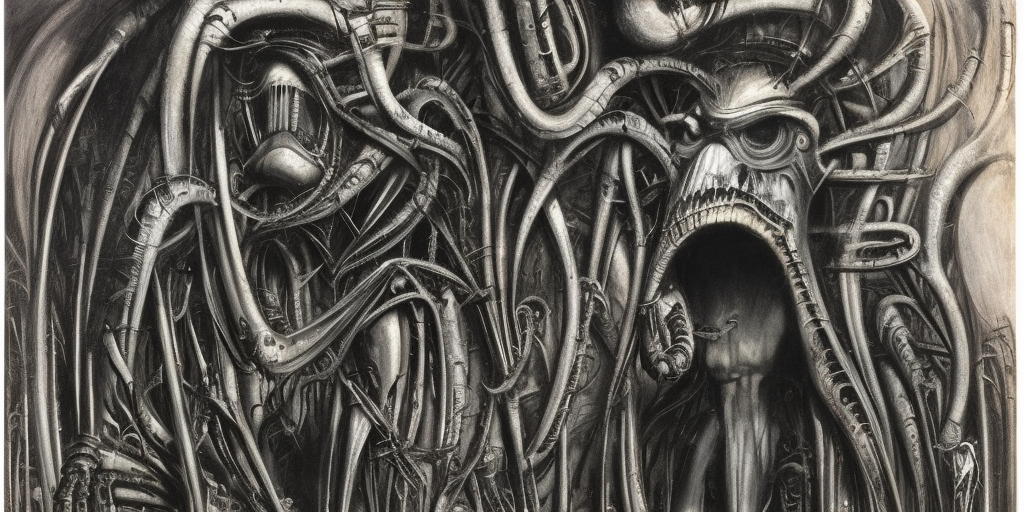 a h.r. Giger In Daylight on the Night Side
