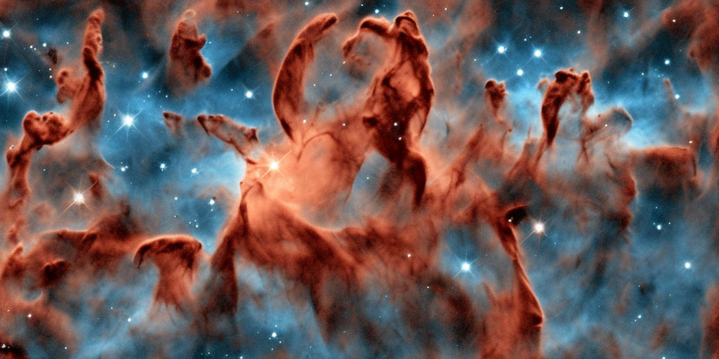 a drawing of Webb Uncovers Young Stars’ Outbursts in Carina Nebula