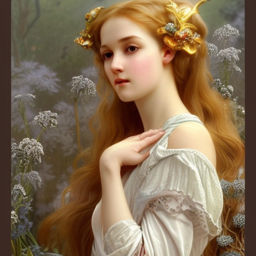 Scandinavian girl , fantasy, intricate, elegant, highly detailed, digital painting, artstation, concept art, smooth, sharp focus, illustration, art by John Collier and Wenqing Yan and Alphonse Mucha