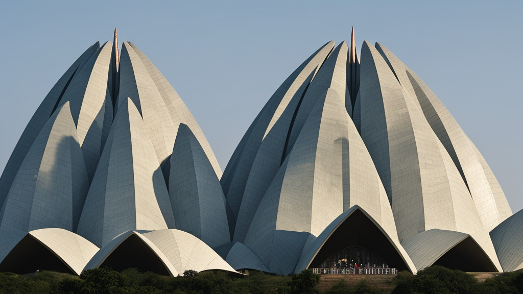 futuristic lotus temple, by h r giger, intricate contemporary architecture, photo journalism, photography, cinematic, national geographic photoshoot